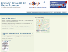 Tablet Screenshot of eoep.laligue-alpesdusud.org